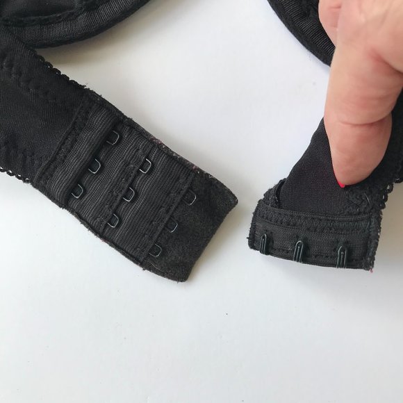 Bali Black Bra 36D Vintage Underwire Extra Support - Picture 6 of 12